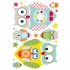 Wandsticker Summer Owls Multicolour