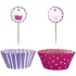 Cupcake Set rosa