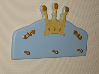 Garderobe Prince hellblau