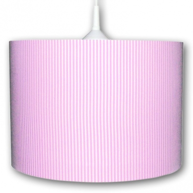 Lampe rosa gestreift