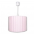 Kinderlampe Streifen rosa-wei