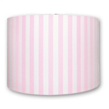 Lampe Streifen rosa-wei