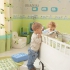 Bordre Babyzimmer Autos grn