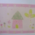 Bordre Babyzimmer Tiere rosa